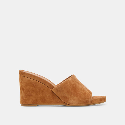 Holta Brown Suede Wedges | Dolce Vita Discount