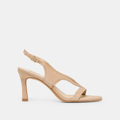 Izela Bamboo Suede Heels | Dolce Vita Quality