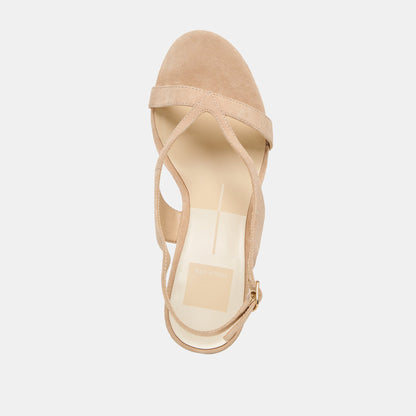 Izela Bamboo Suede Heels | Dolce Vita Quality