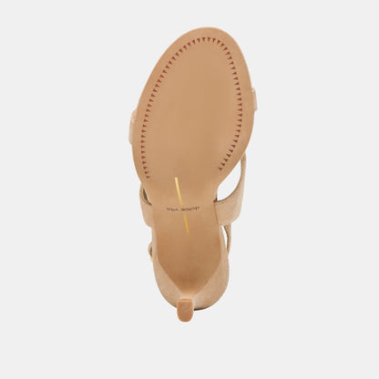 Izela Bamboo Suede Heels | Dolce Vita Quality