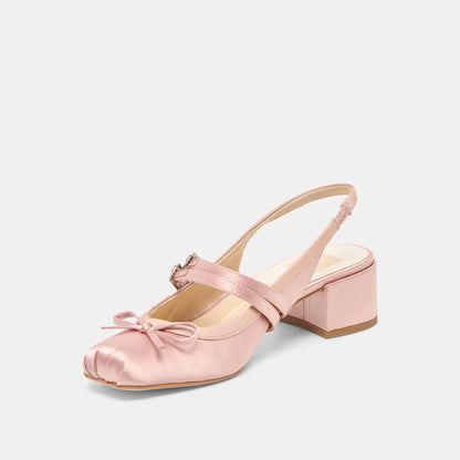 Loris Blush Satin Heels | Dolce Vita Discount