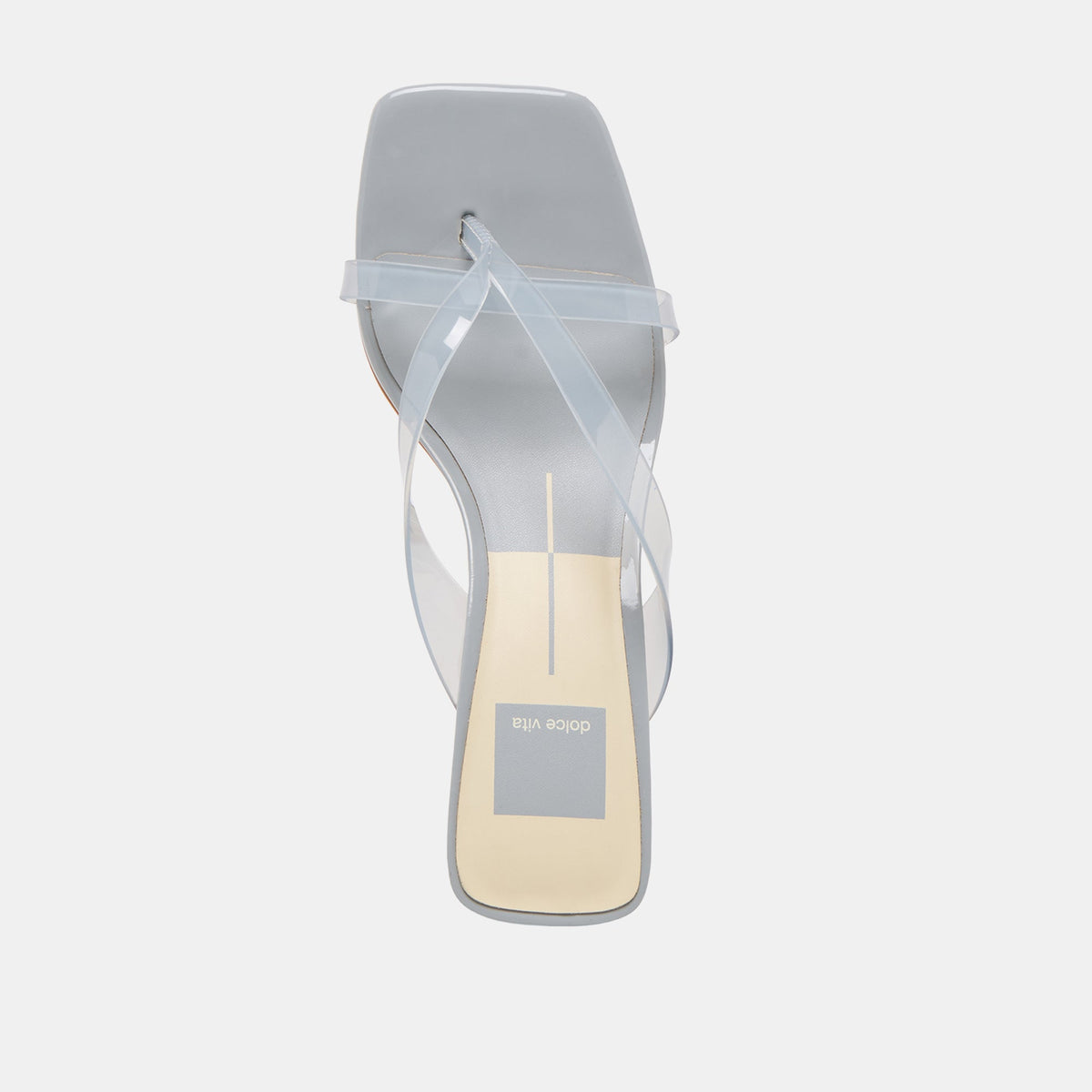 Brevel Vinyl Dusty Blue Jelly Heels | Dolce Vita Featured