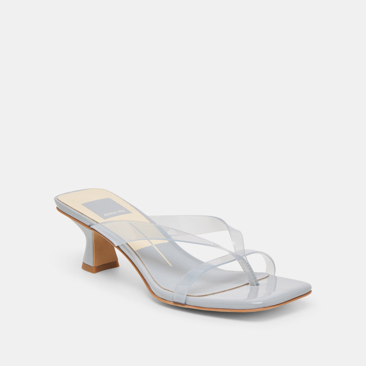 Brevel Vinyl Dusty Blue Jelly Heels | Dolce Vita Featured