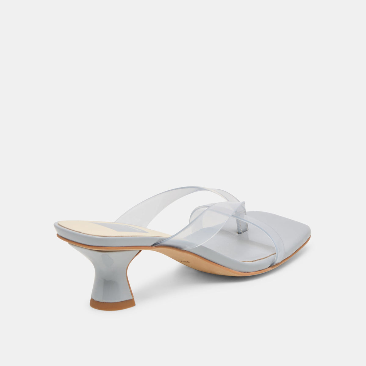Brevel Vinyl Dusty Blue Jelly Heels | Dolce Vita Featured