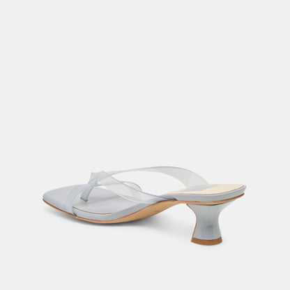 Brevel Vinyl Dusty Blue Jelly Heels | Dolce Vita Featured