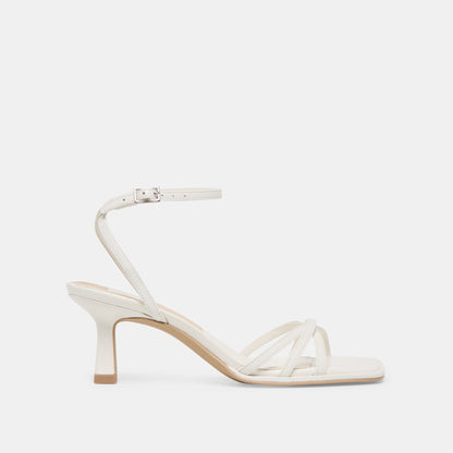 Manji True White Leather Heels | Dolce Vita Exclusive