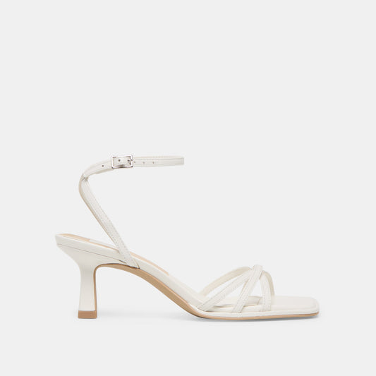 Manji True White Leather Heels | Dolce Vita Exclusive