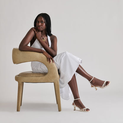 Manji True White Leather Heels | Dolce Vita Exclusive