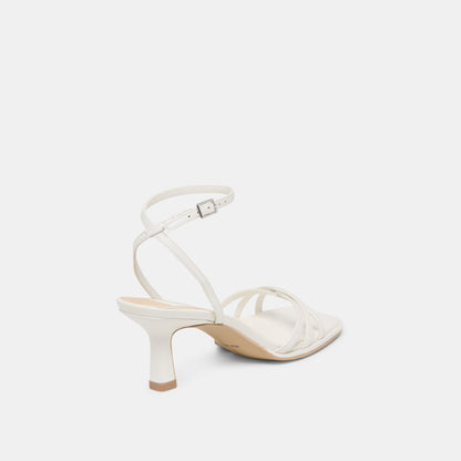Manji True White Leather Heels | Dolce Vita Exclusive