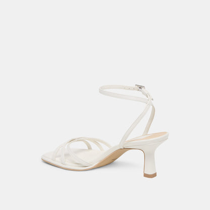 Manji True White Leather Heels | Dolce Vita Exclusive