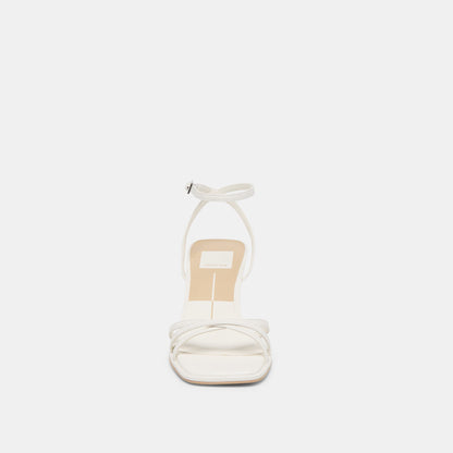 Manji True White Leather Heels | Dolce Vita Exclusive