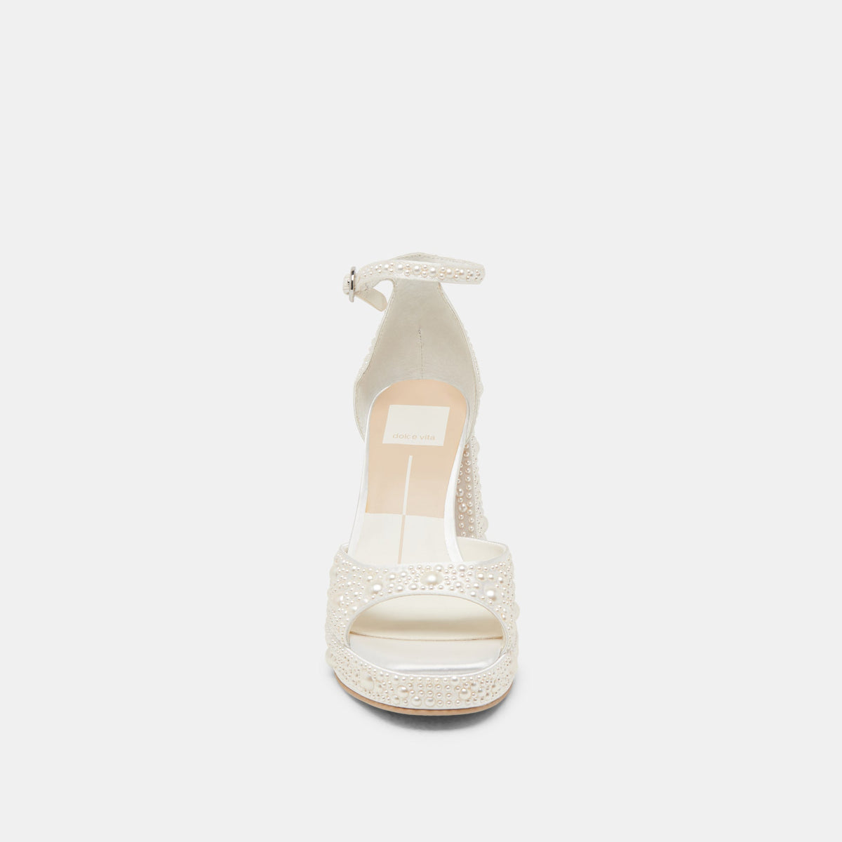 PANDRO PEARL WIDE HEELS TRUE WHITE SATIN
 – Dolce Vita | Dolce Vita Smart Buy
