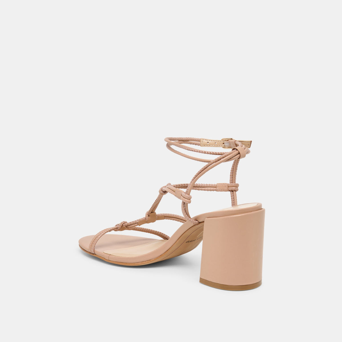 Fizzy Lt Tan Leather Heels | Dolce Vita Premium