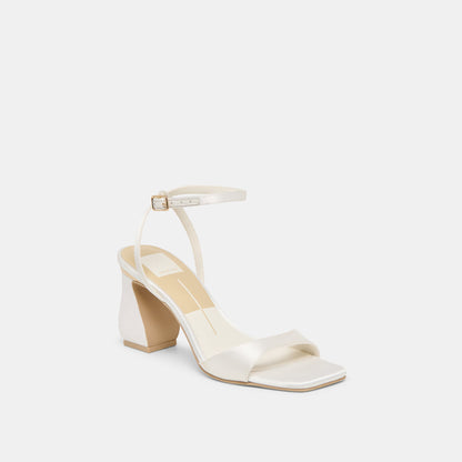 Tilda True White Satin Heels | Dolce Vita Best Seller