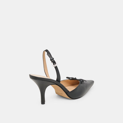 Hamya Black Leather Heels | Dolce Vita Trending