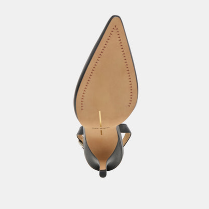 Hamya Black Leather Heels | Dolce Vita Trending