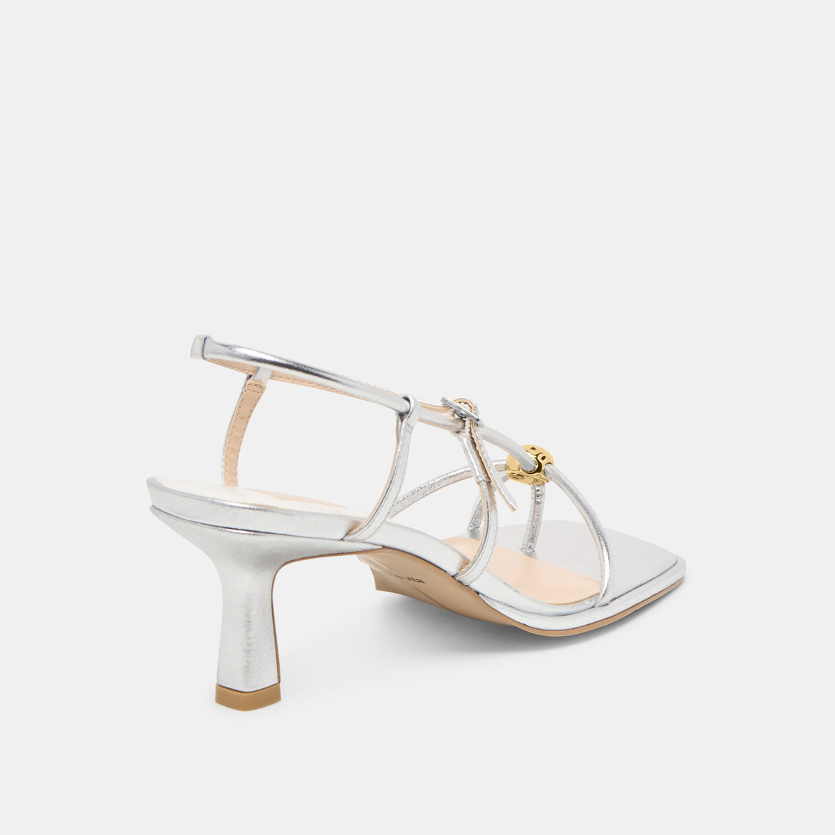 Mylee Silver Distressed Leather Heels | Dolce Vita Premium