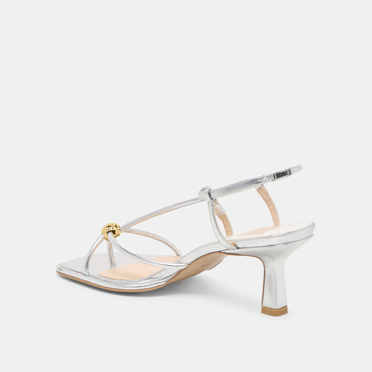 Mylee Silver Distressed Leather Heels | Dolce Vita Premium