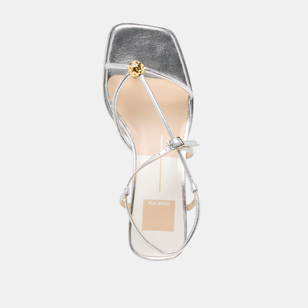 Mylee Silver Distressed Leather Heels | Dolce Vita Premium