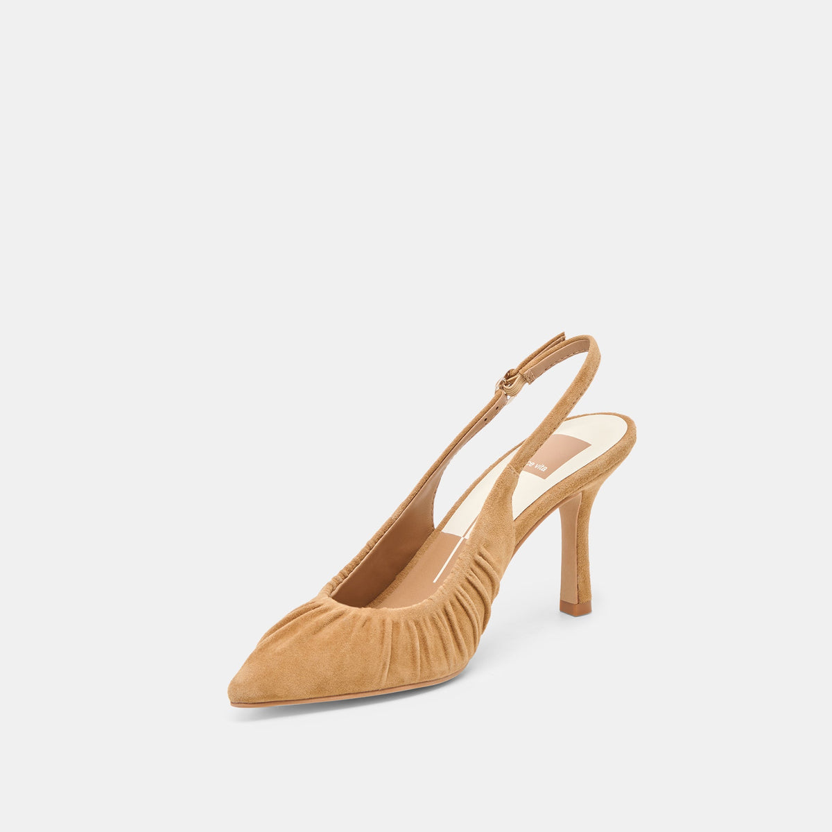 Keira Lt Brown Suede Heels | Dolce Vita Latest