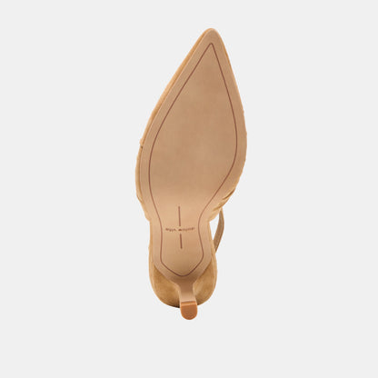 Keira Lt Brown Suede Heels | Dolce Vita Latest