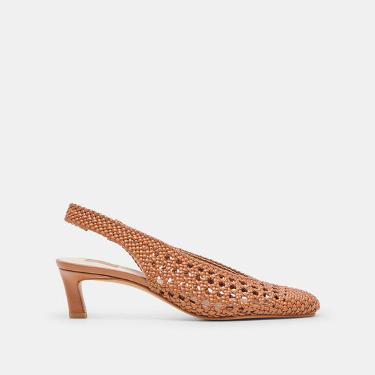 Fawne Saddle Woven Stella Heels | Dolce Vita Exclusive