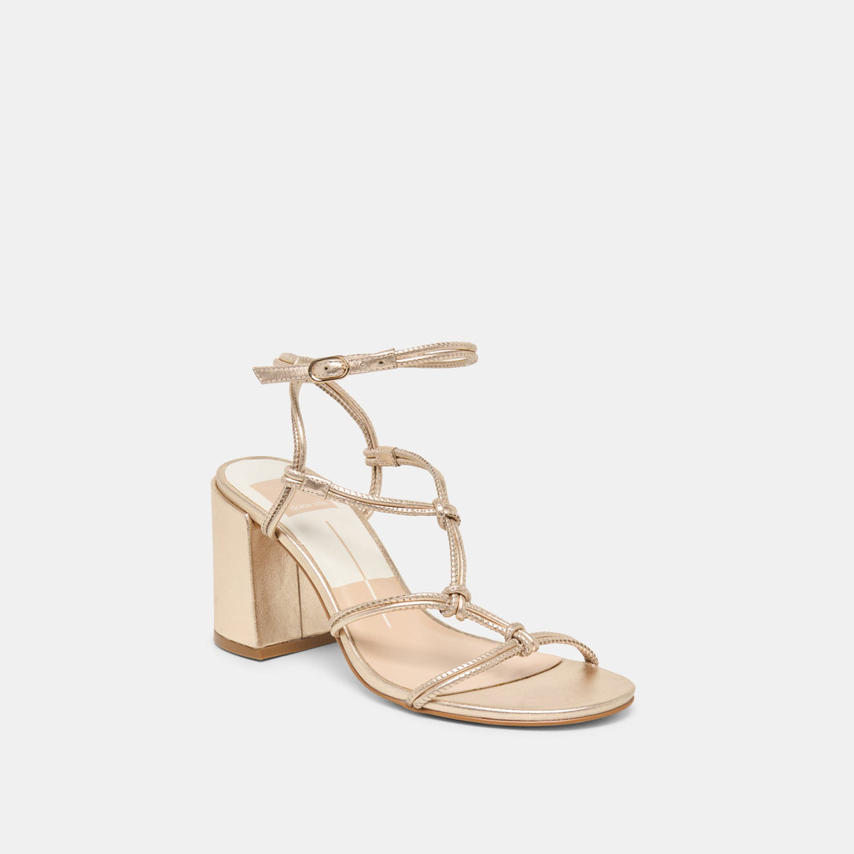 Fizzy Gold Leather Heels | Dolce Vita Top Pick