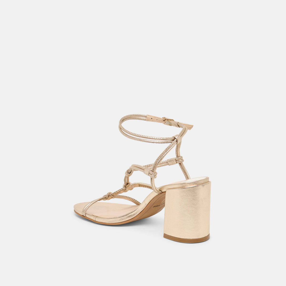 Fizzy Gold Leather Heels | Dolce Vita Top Pick