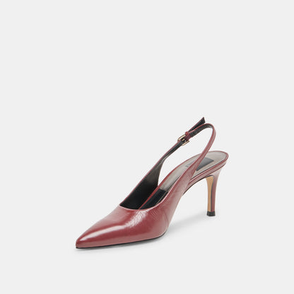 Elasi Oxblood Crinkle Heels | Dolce Vita Customer Favorite
