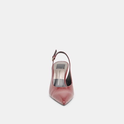 Elasi Oxblood Crinkle Heels | Dolce Vita Customer Favorite