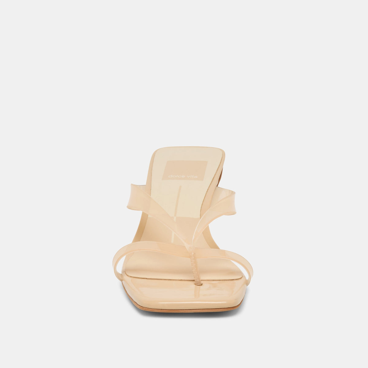 Brevel Vinyl Wide Praline Jelly Heels | Dolce Vita Sale