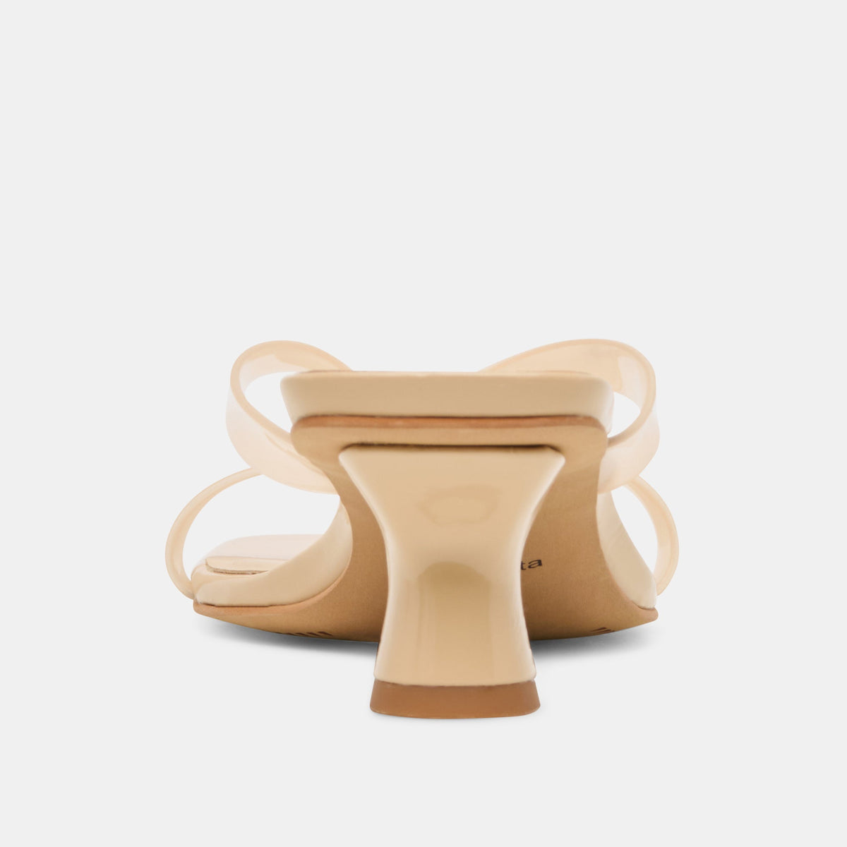 Brevel Vinyl Wide Praline Jelly Heels | Dolce Vita Sale