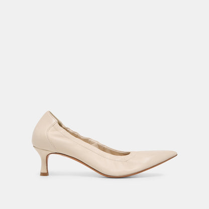 Celtin Off White Leather Heels | Dolce Vita Premium