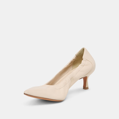 Celtin Off White Leather Heels | Dolce Vita Premium