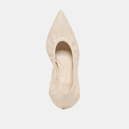 Celtin Off White Leather Heels | Dolce Vita Premium