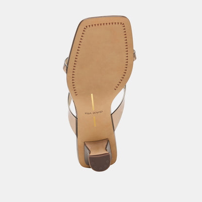 Brevel Vinyl Wide Dk Brown Jelly Heels | Dolce Vita Quality