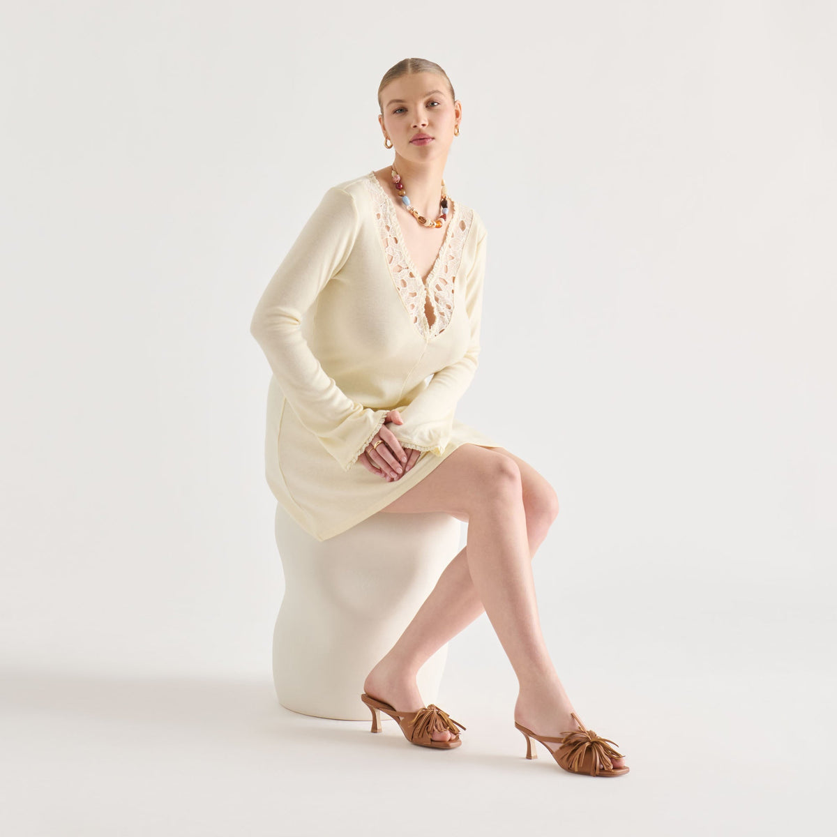 Rosaly Chestnut Leather Heels | Dolce Vita Trending