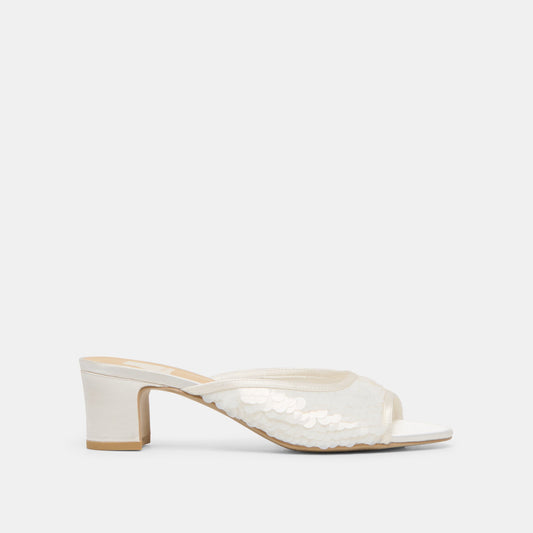 Inga Off White Satin Heels | Dolce Vita Sale