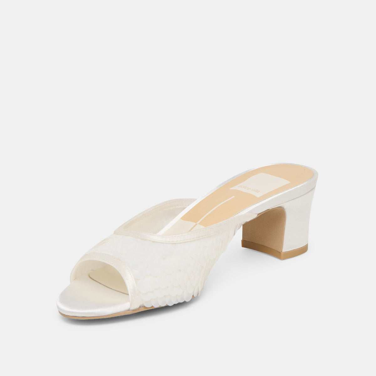 Inga Off White Satin Heels | Dolce Vita Sale