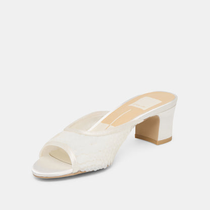 Inga Off White Satin Heels | Dolce Vita Sale