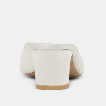 Inga Off White Satin Heels | Dolce Vita Sale