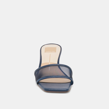 Rexa Mesh Navy Mesh Heels | Dolce Vita New