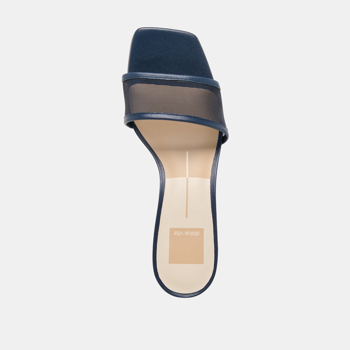 Rexa Mesh Navy Mesh Heels | Dolce Vita New
