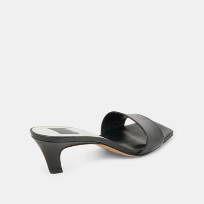 Rexa Black Leather Heels | Dolce Vita Trusted
