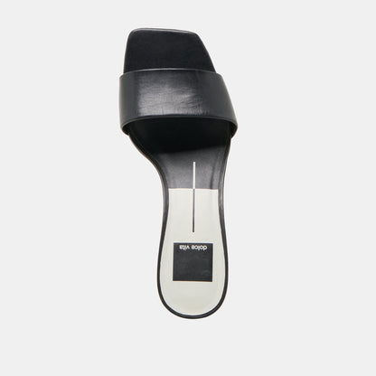 Rexa Black Leather Heels | Dolce Vita Trusted