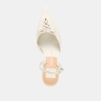Hamya White Leather Heels | Dolce Vita Best Price