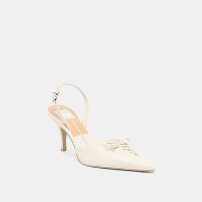 Hamya White Leather Heels | Dolce Vita Best Price