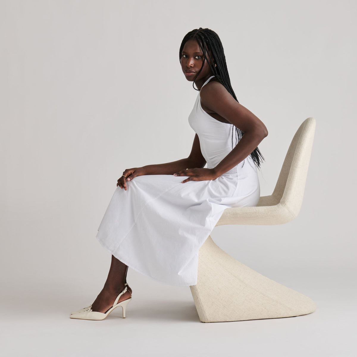 Hamya White Leather Heels | Dolce Vita Best Price