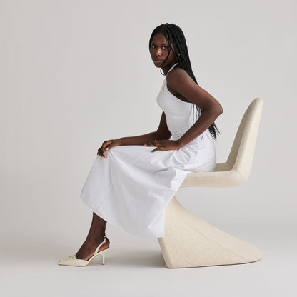 Hamya White Leather Heels | Dolce Vita Best Price