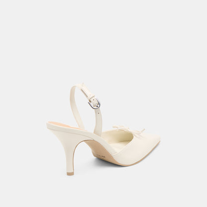 Hamya White Leather Heels | Dolce Vita Best Price